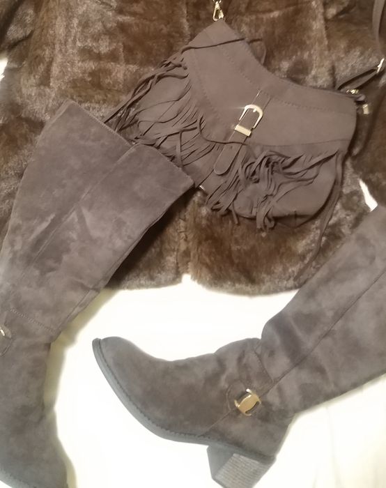 Нови, ботуши 40н., /25.5/ и чанта, 30€ обща цена