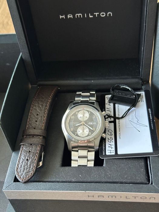 Vand ceas Hamilton Chronograph automatic, Day-date, 42mm, impecabil!