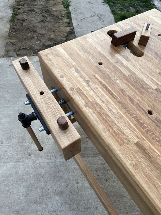 Banc de lucru tamplarie stejar masiv