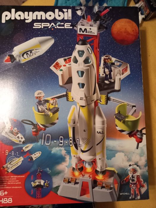 Playmobile space - станция, марсоход за проучвания, Марс мотор