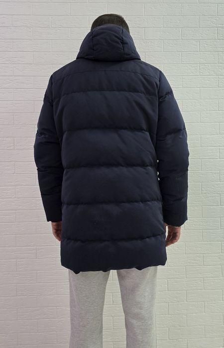 Пуховик зимний, синий