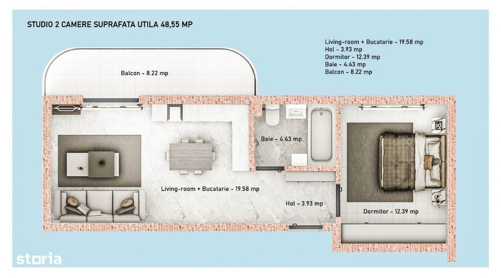 Studio - Dormitor Separat - Rate La Dezvoltator, Pret Oferta, Comis 0%