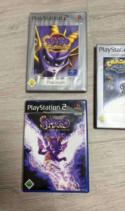 Joc Ps2 The Legend of Spyro Crash Bandicoot-Stare F Buna-Colectie-FIX