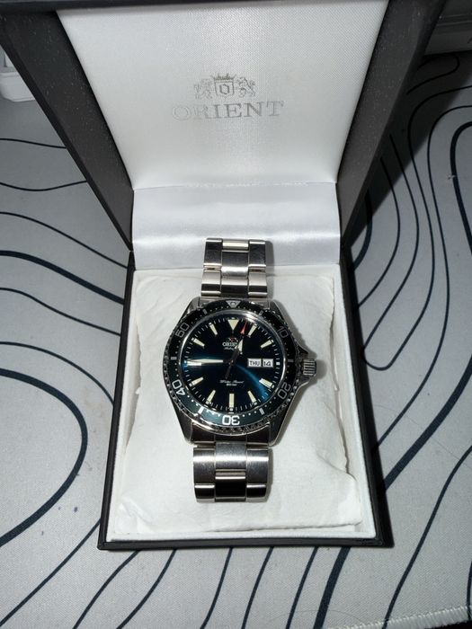 Ceas automatic din otel inoxidabil,argintiu, Orient Mako Kamasu