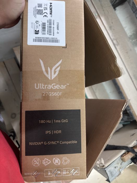 Монитор LG 27GS60F 180hz