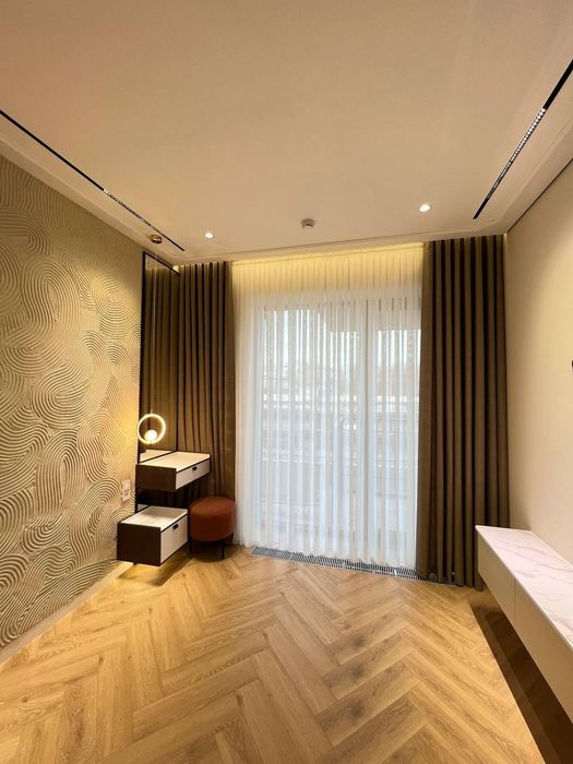 Готовые шторы из плотной портьерной ткани