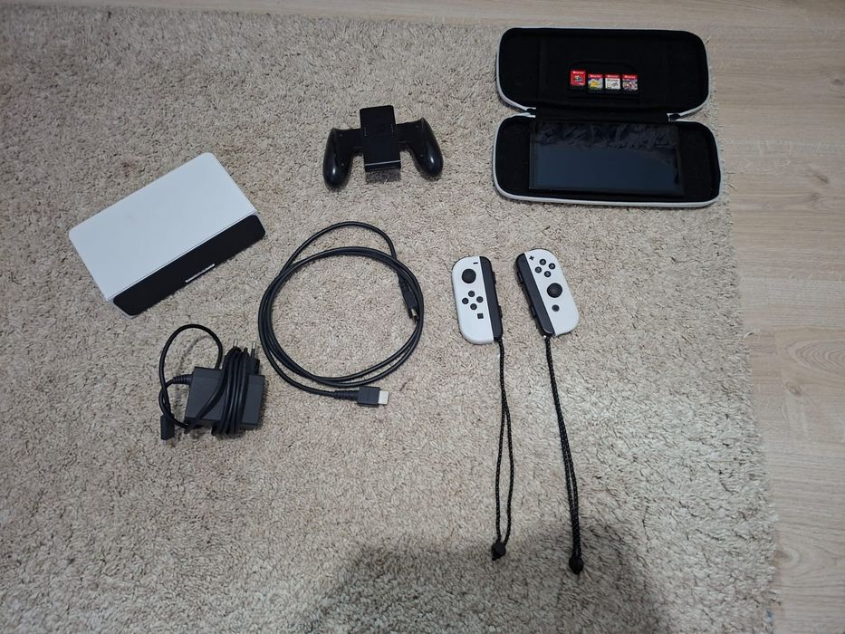 Nintendo Oled cu jocuri