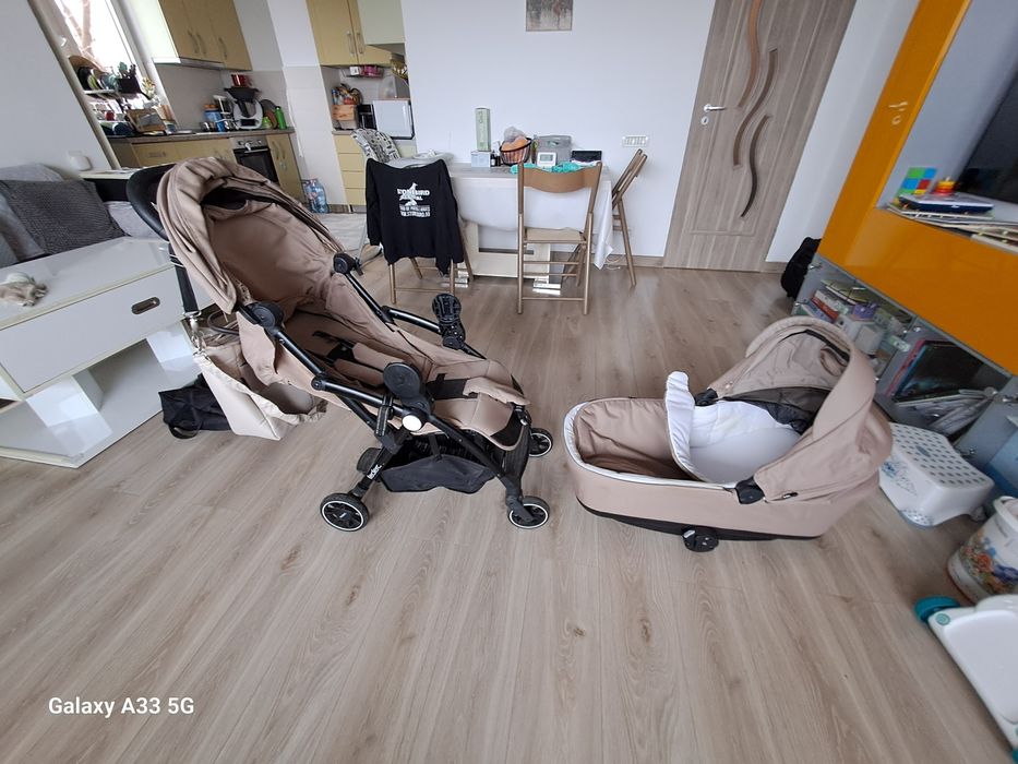 Carucior LeClerc Magic Fold Plus cu landou, husa, geanta infasat