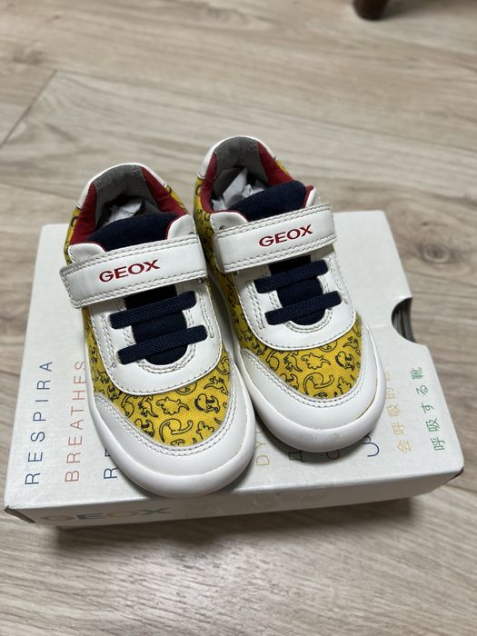 Кожанные детские кеды Geox