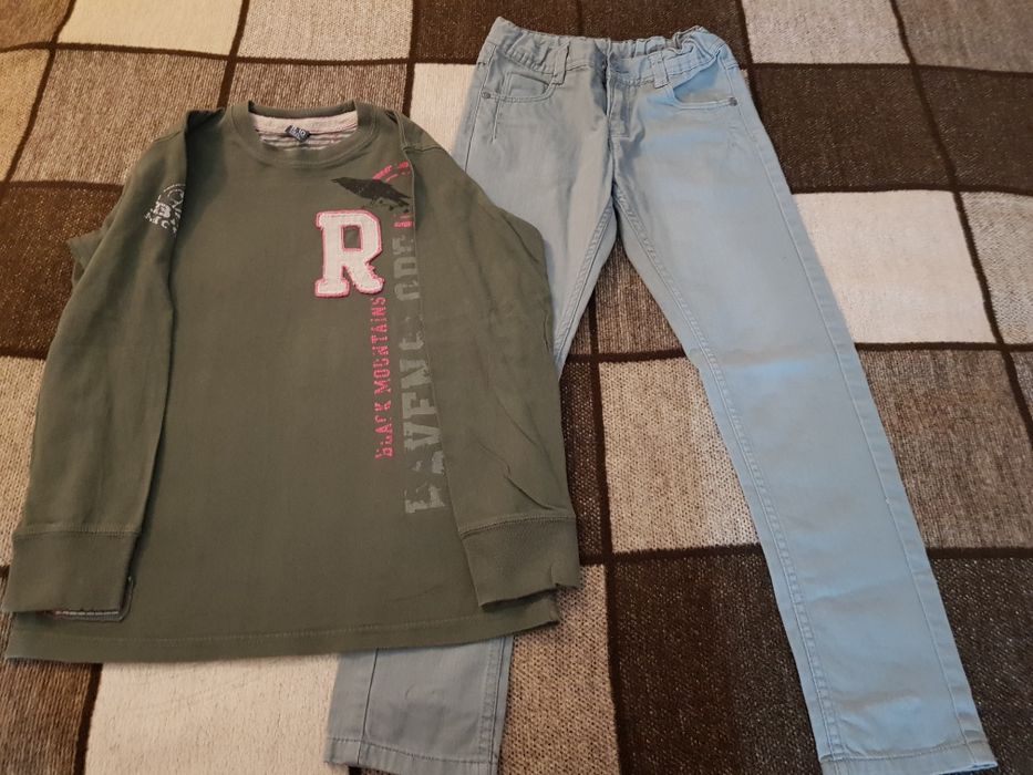 Lot haine băieti, 10-11 ani:geaca, pantaloni, bluze