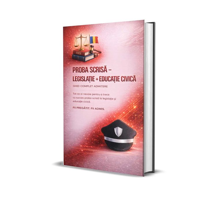 Pachet Complet Pregătire MAI - Poliție, Jandarmerie, Frontieră.