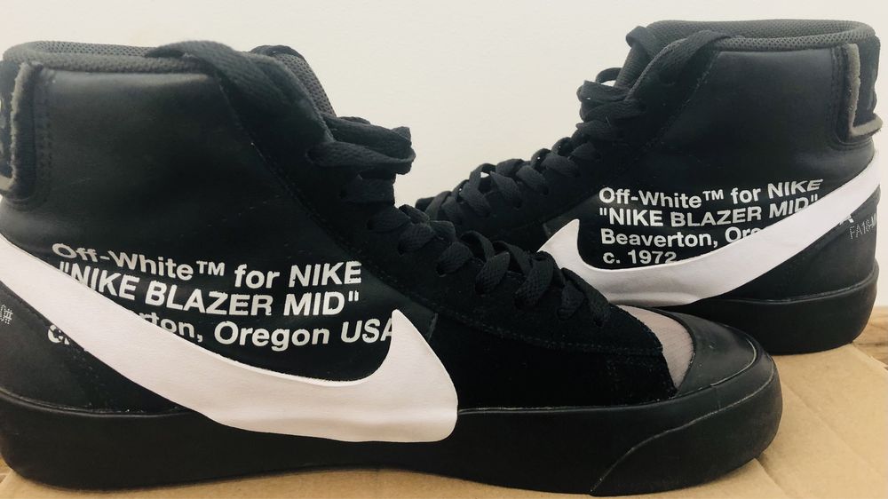 Off White Nike Blazer Mid Black (Grim Reaper)