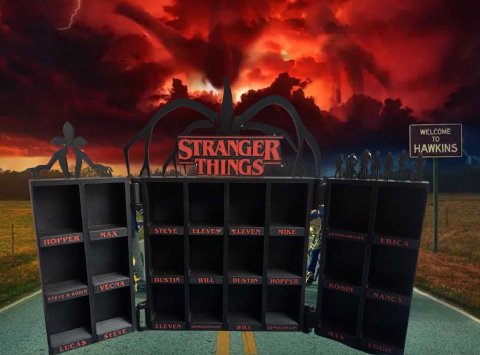 Suport Display pentru colectia kinder funko pop Stranger Things