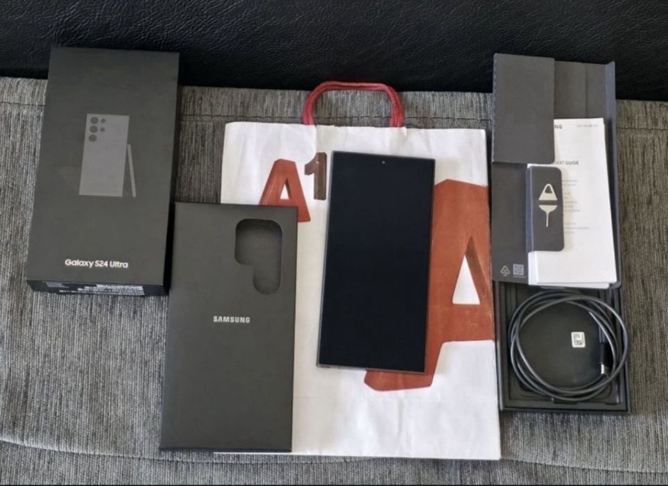 512GB Samsung S24 Ultra A1 Гаранция 2026г. Black / Черен