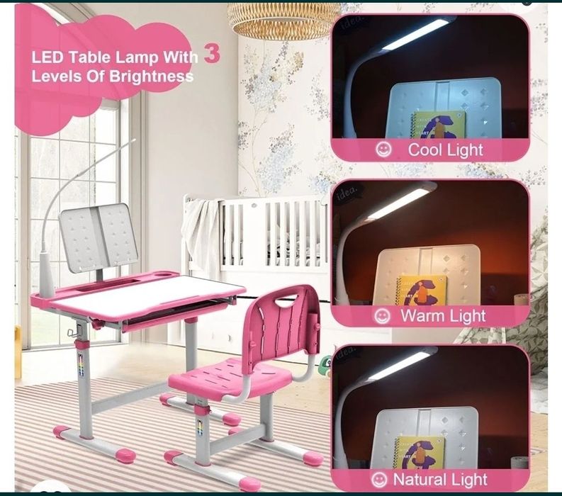 Birou scolar pentru copii studiu in cutie nou