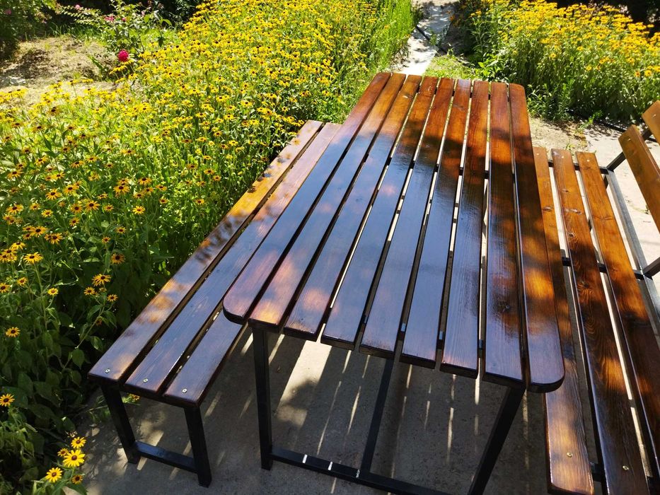 Столы и скамейки 1,5 метра