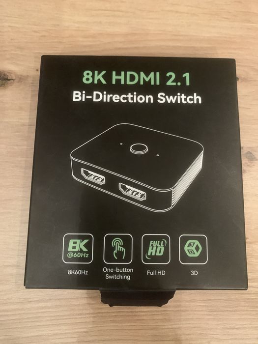 HDMI Switch HDMI 2/3in 1Out,Splitter HDMI 8K 60Hz 4K 120Hz,HDR 3D