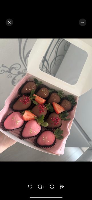 Клубника в шоколоде Астана