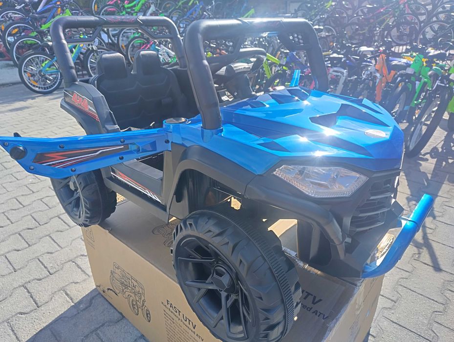 TEXAS акумулаторен джип FAST UTV син