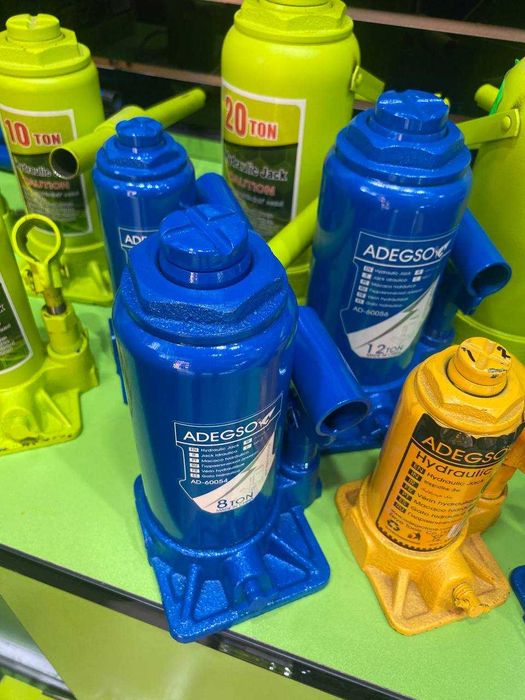 Домкрат бутылочный грузоподъемностью 50, 100 тонн