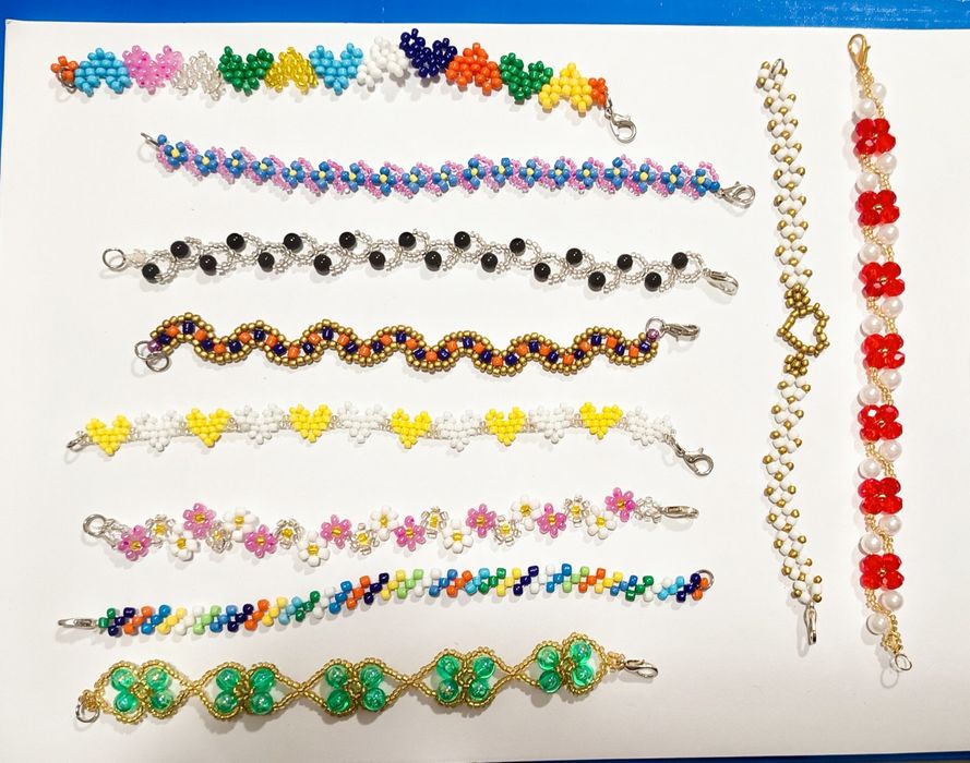 Ръчно изработени гривни от мъниста