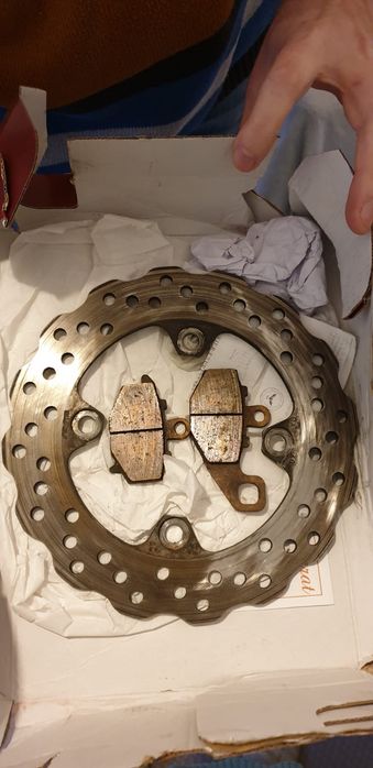 Disc frână spate+ placute Kawasaki ER6N, ER6, 2004, 2005, 2006
