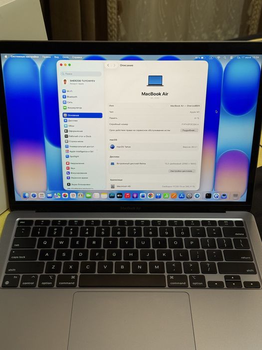 MacBook Air M1 8/256 xolati zo’r