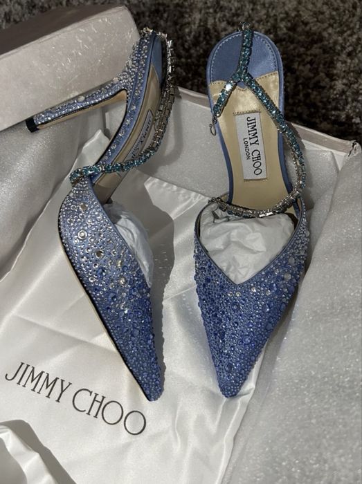 Pantofi Jimmy Choo saeda piele naturala pe stoc si pe comanda