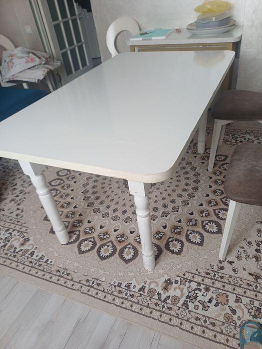 Стол 1,5 м, белый