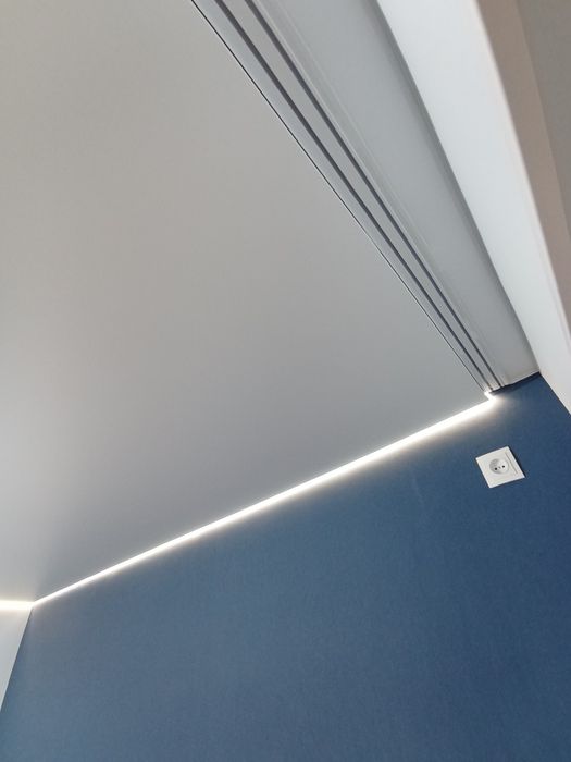 Натяжные и тканевые потолки,, парящие и теневые