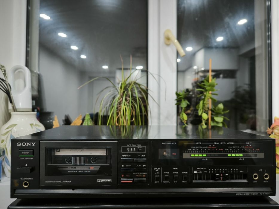Дек Philips FC566 + Sony TC330 + Тонколони Sony