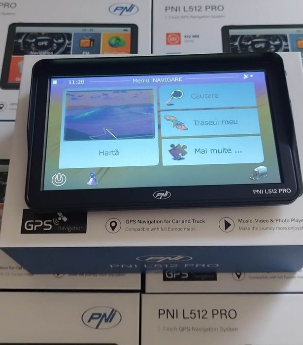 PNI L512 Pro 7" - gata de drum, full europa camion