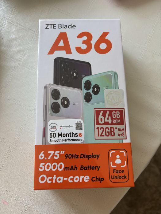 Смартфон ZTE BLADE A36 64gb