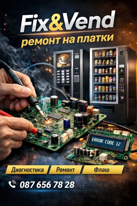 Флаш на платки вендинг