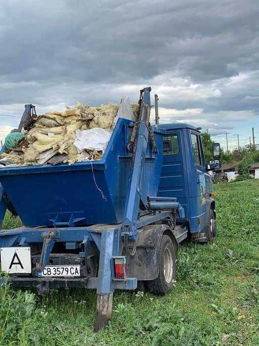 Контейнер за строителни отпадаци/извозване/къртачни/бобкат/самосвал,