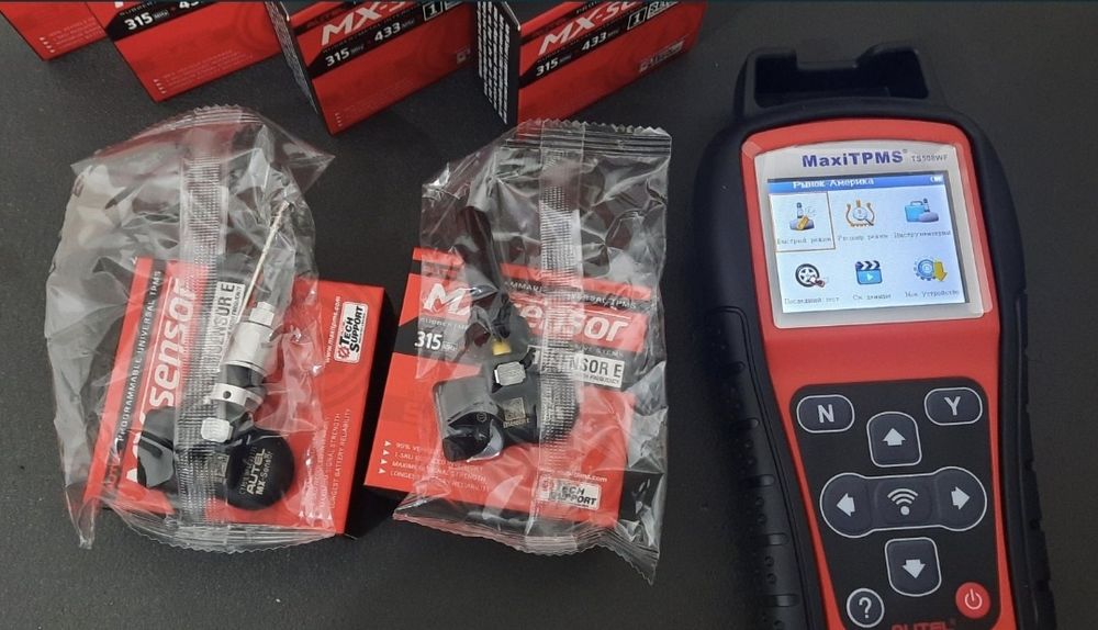 Датчики давления в шинах TPMS