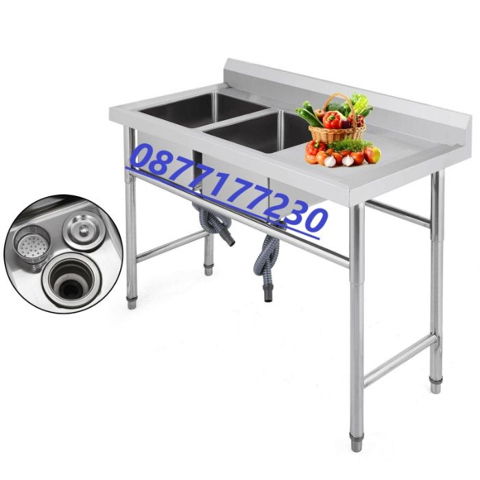 Мивки от неръждаема  стомана 18 модела  кухненски чисто нови