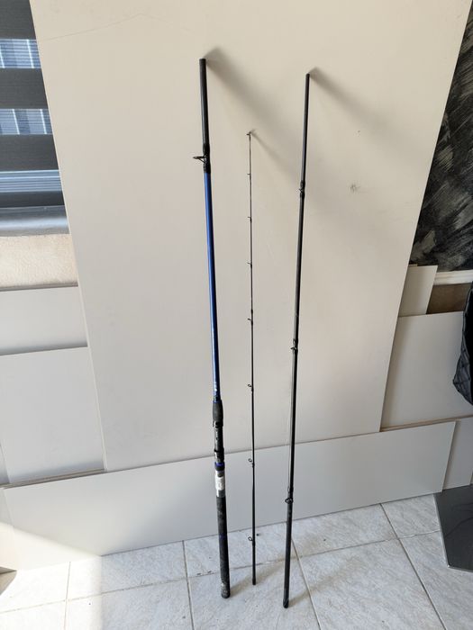 Lanseta feeder Daiwa Triforce Feeder 3.90m/180g si Mulineta Okuma Dynadrag XP BaitFeeder 6000