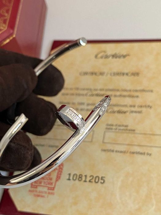Brățară Cartier Cui 22 Aur Alb 18K cu diamante