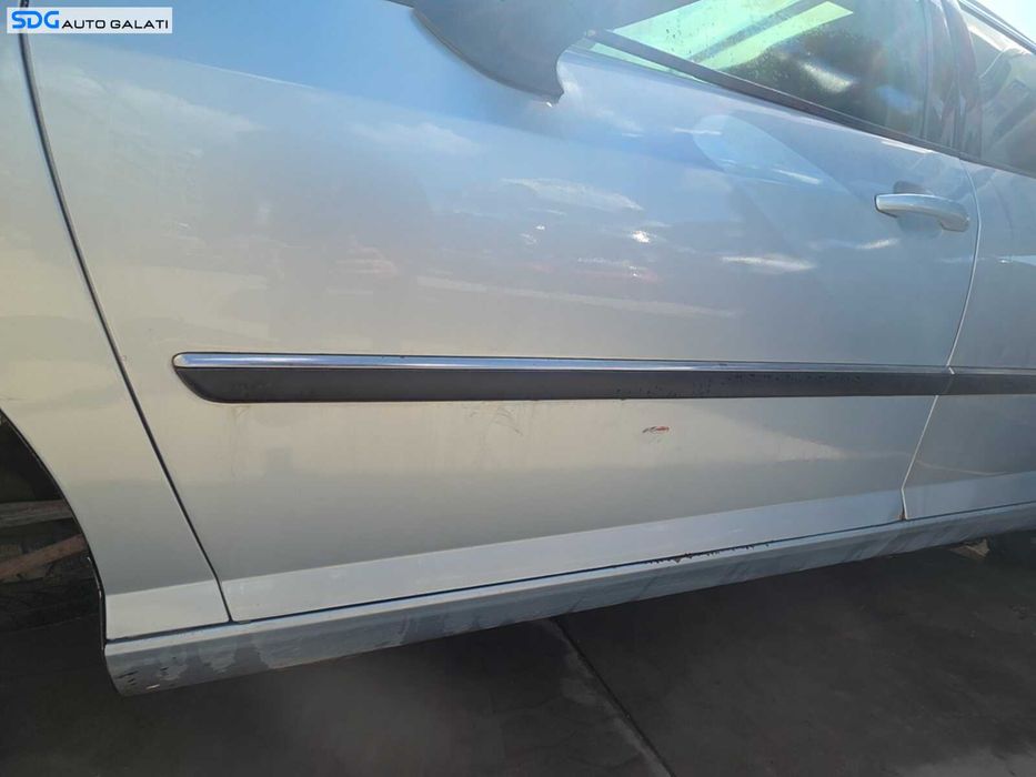 Usa Usi Portiera Portiere Stanga Fata Dezechipata Peugeot 407 SW 2004 - 2010 Culoare Albastru Azuriu EYL [Q7827]