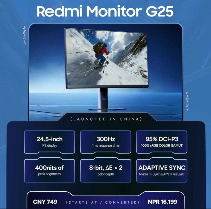 Redmi G25 — 24.5" Gaming Monitor