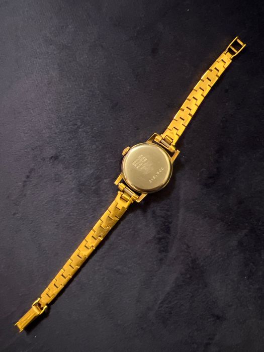 Ceas damă Tellus Swiss made placat cu aur