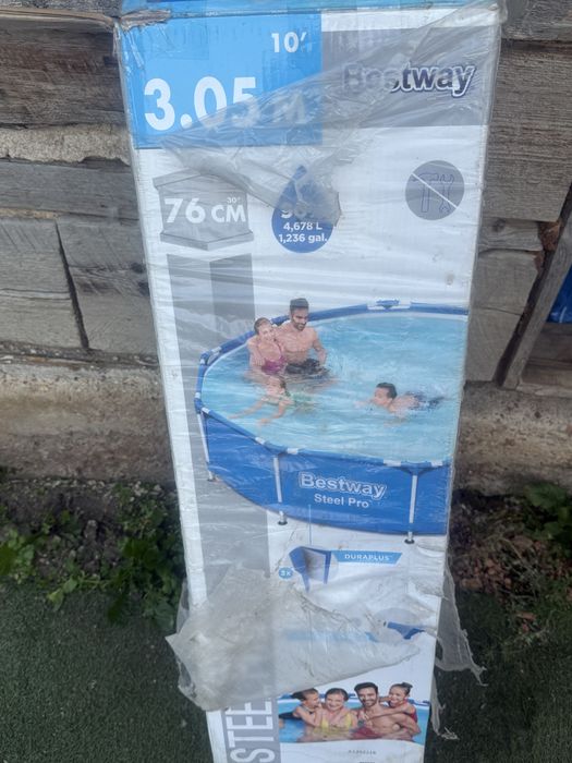 Продам каркасный бассейн 3,05*76