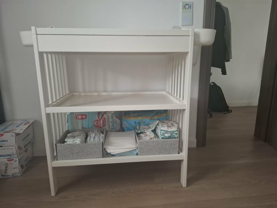 Masa infasat ikea  Gulliver cu cosuri si saltea
