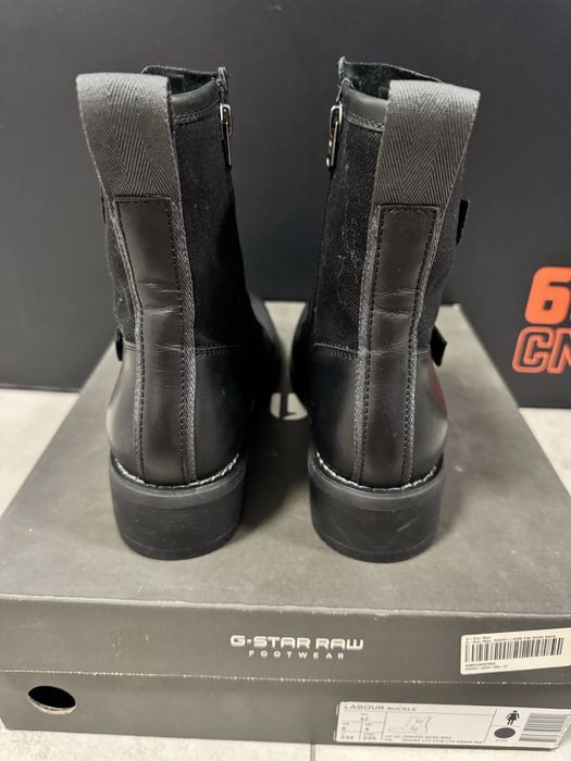 Ghete G-Star biker din piele naturala