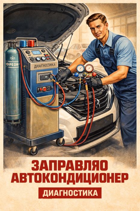 Заправка автокондиционеров