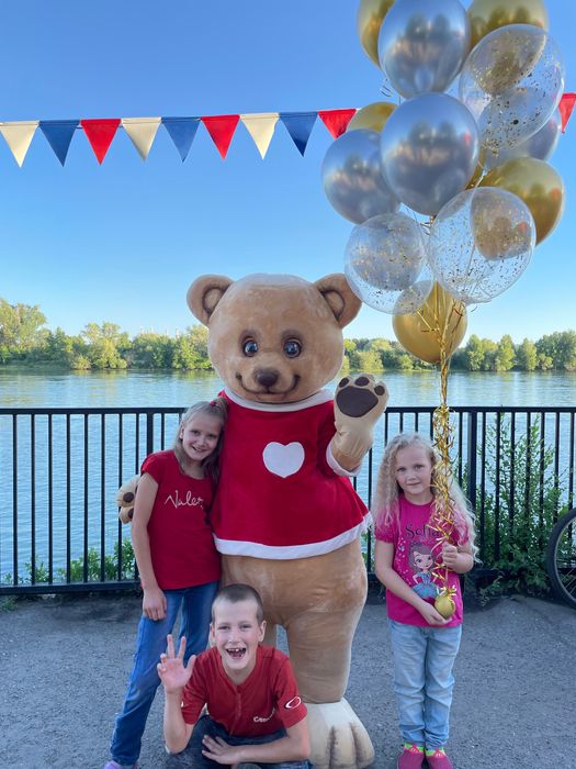 Мишка ростовая кукла