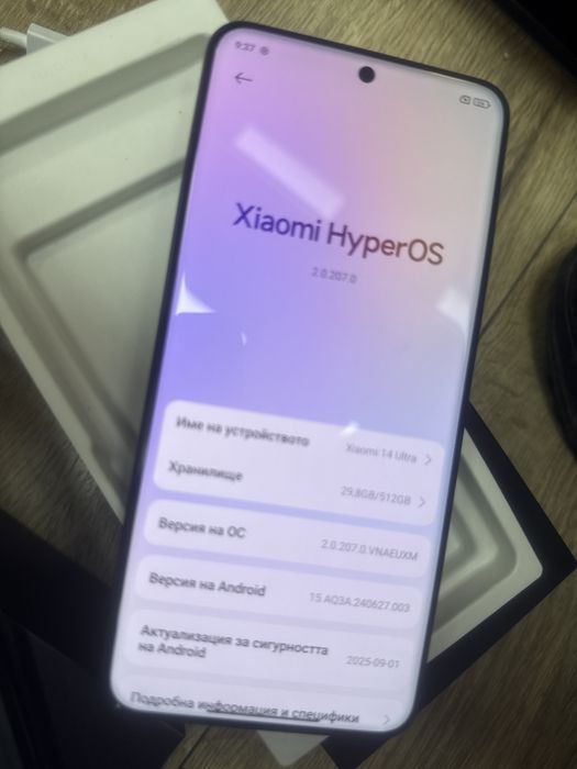 Xiaomi 14 ultra black 16/512gb Перфектен!