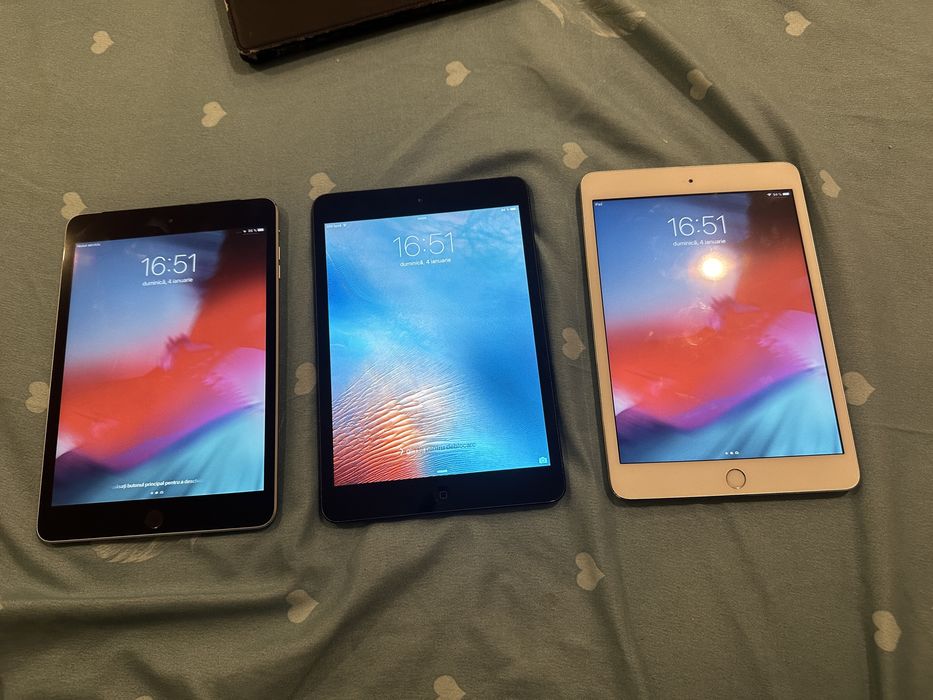 Lot 3 tablete,iPad mini+ o husa