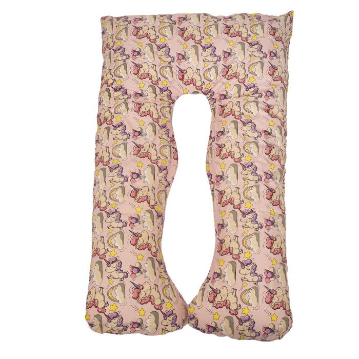 НАМАЛЕНИЕ на У-образна възглавница за бременни+калъфка в десен по избо